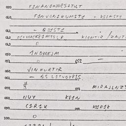 Eastern questionnaire, answ...