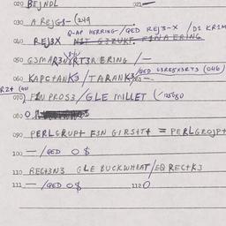 Eastern questionnaire, answ...