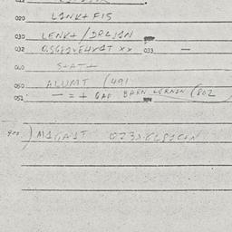 Eastern questionnaire, answ...