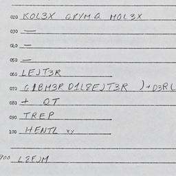 Eastern questionnaire, answ...
