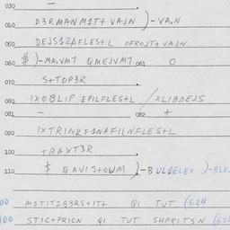 Eastern questionnaire, answ...