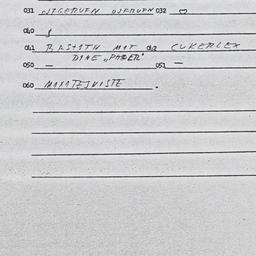 Eastern questionnaire, answ...