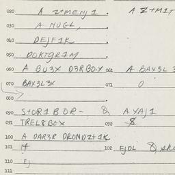 Eastern questionnaire, answ...