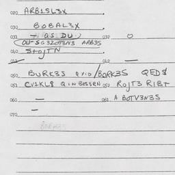 Eastern questionnaire, answ...