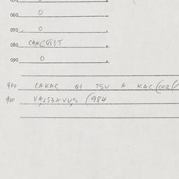 Eastern questionnaire, answ...