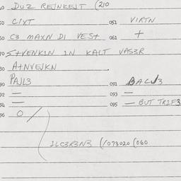 Eastern questionnaire, answ...