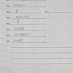Eastern questionnaire, answ...