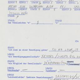 Western questionnaire, answ...