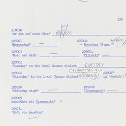 Western questionnaire, answ...