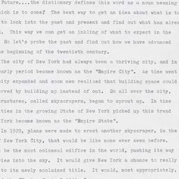New York's Future as I ...