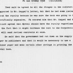 Memorandum from Florence An...