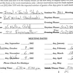 Correspondence, 2003-04-19....