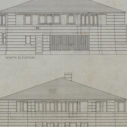 Working drawing #5: North, ...