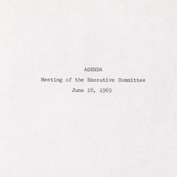 Executive Committee Meeting