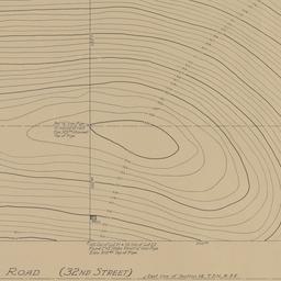 Topographic survey plan
