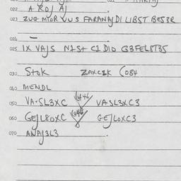 Eastern questionnaire, answ...