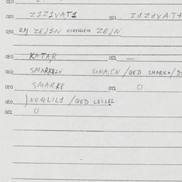 Eastern questionnaire, answ...