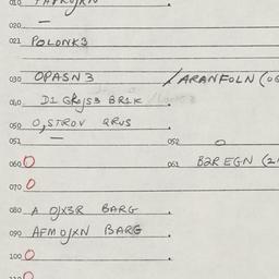 Eastern questionnaire, answ...