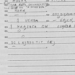 Eastern questionnaire, answ...