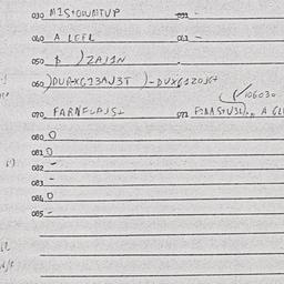Eastern questionnaire, answ...