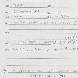 Eastern questionnaire, answ...