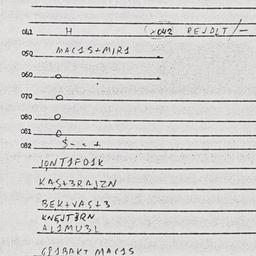 Eastern questionnaire, answ...