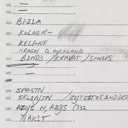 Eastern questionnaire, answ...