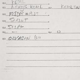 Eastern questionnaire, answ...