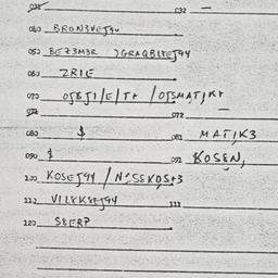 Eastern questionnaire, answ...
