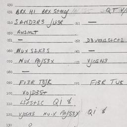 Eastern questionnaire, answ...