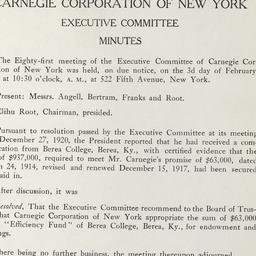 Executive Committee Meeting