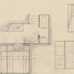 Basement plan, elevations