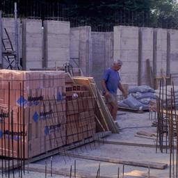 Construction view, garden p...