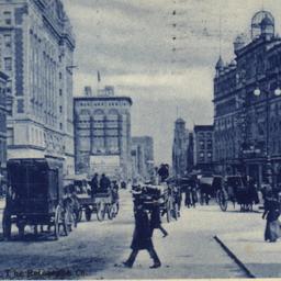 Looking Up Broadway from Ti...