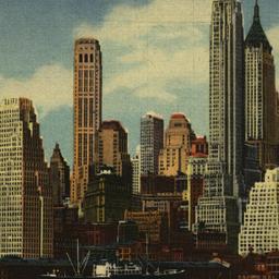 Skyline of Lower Manhattan,...