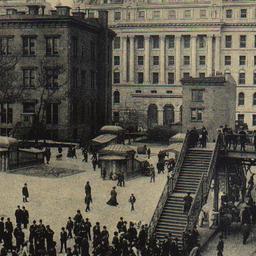 Entrances to Subway; City H...
