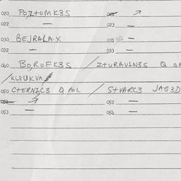 Eastern questionnaire, answ...
