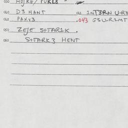 Eastern questionnaire, answ...