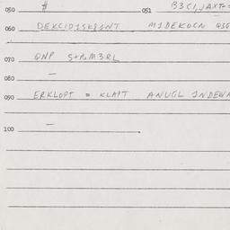 Eastern questionnaire, answ...