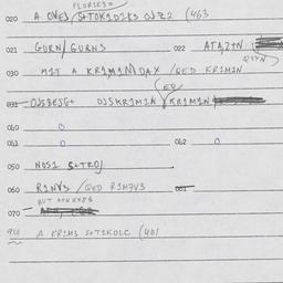 Eastern questionnaire, answ...