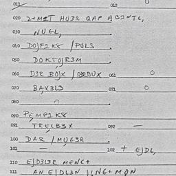 Eastern questionnaire, answ...