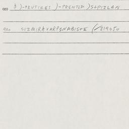 Eastern questionnaire, answ...