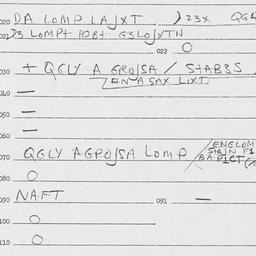 Eastern questionnaire, answ...
