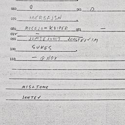 Eastern questionnaire, answ...