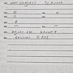 Eastern questionnaire, answ...