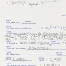 Western questionnaire, answ...