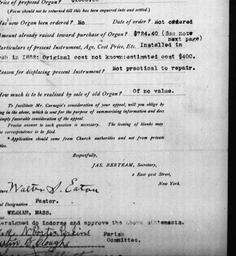 Carnegie Church Organs, Wen...