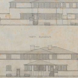 Working drawing #5: North, ...