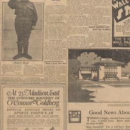 Newspaper article, exterior...