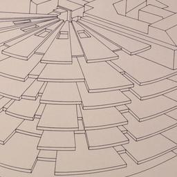 Perspective drawing.